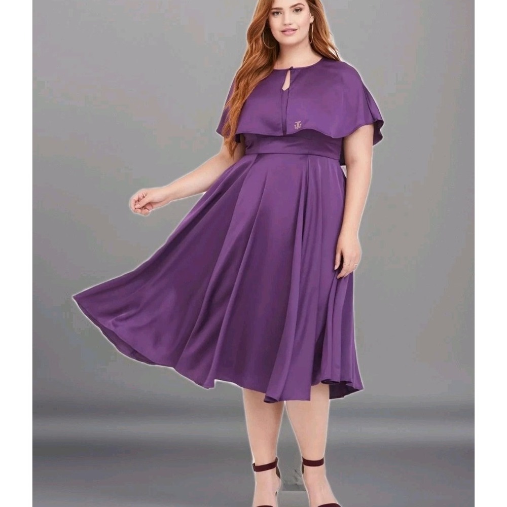 Torrid Fantastic Beasts Leta Lestrange Purple Cape Dress Crimes of Grindelwald